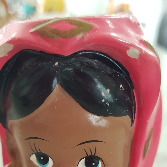 Vintage Japan Paper Mache 4" Female Bust - Picture 2 of 8
